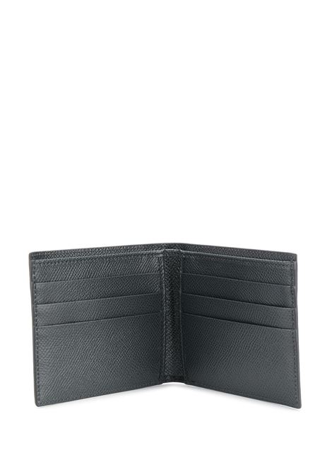 Gray Dauphine calfskin bifold wallet with logoed nameplate DOLCE & GABBANA | BP1321-AZ6028H708